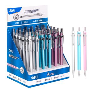 deli EU998 Mechanical Pencil, 0.7mm, Assorted Colors