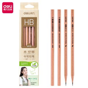 deli S910 Graphite Pencil, HB, Assorted Colors