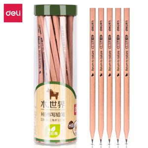 deli S943 Graphite Pencil, HB, Assorted Colors