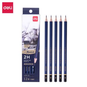 deli S999-2H Sketching Pencil, 2H, Blue