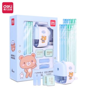 deli 68896 School Gift Set, Blue
