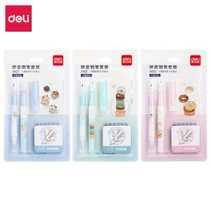 deli A922 School Fountain Pen, EF(0.3mm-0.45mm), Blue