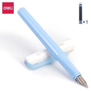 deli A932 Fountain Pen, EF(0.3mm-0.45mm), Blue