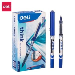 deli EQ20530 Roller Pen, Bullet tip：0.7mm, Blue