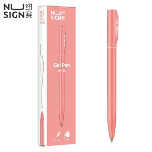 deli NS552 Nusign Gel Pen, Bullet tip: 0.5mm, Pink