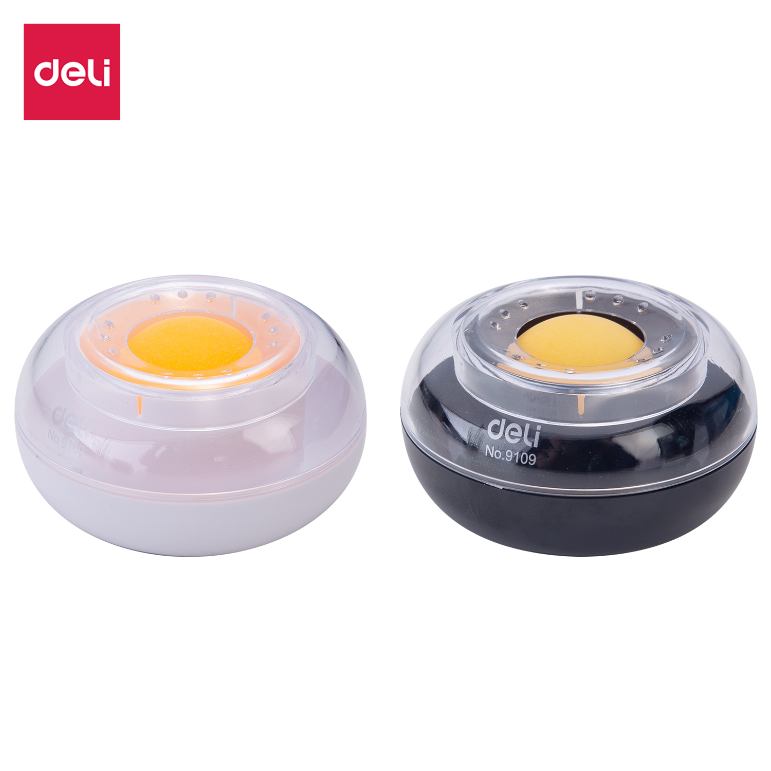 deli E9109 Finger Moistener, φ90×35mm, Assorted Colors