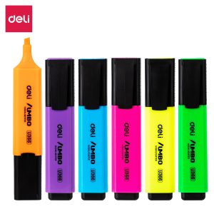 deli EU366-MT Highlighter, Chisel tip: 1~5mm, Assorted Colors