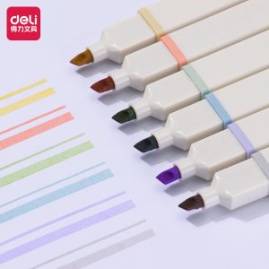 deli S743 Highlighter, Assorted Colors
