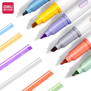 deli S745 Highlighter, Assorted Colors