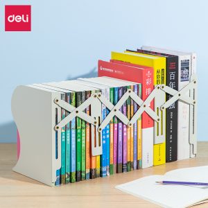 deli 78631 Book End, 220*165*114mm, White