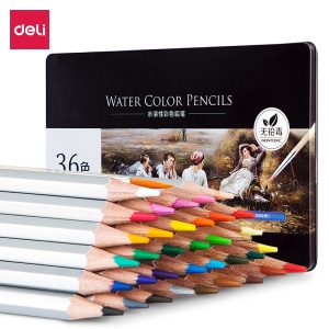 deli 6522 Colored Pencil, 36 color, Assorted Colors
