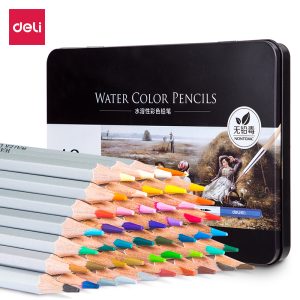 deli 6523 Colored Pencil, 48 color, Assorted Colors
