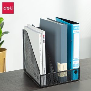 deli 78985 Magazine Container, 3 Compartments