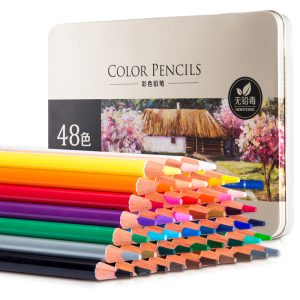 deli 6567 Colored Pencil, 48 color, Assorted Colors