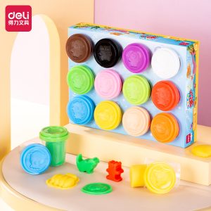 deli 67804 Play dough, Assorted Colors