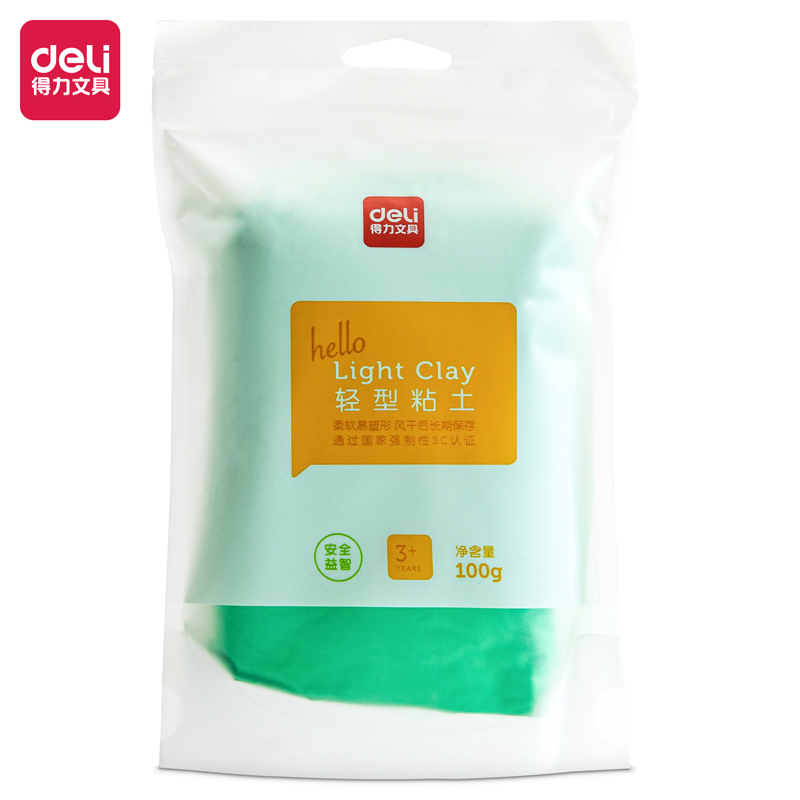deli 67841 Soft Clay, Green