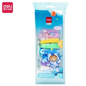 deli 67858 School Clay, 12 colors, Assorted Colors