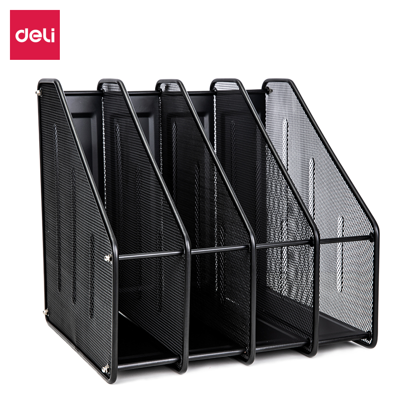 deli 78994 Magazine Container, 325*290*315mm, Black