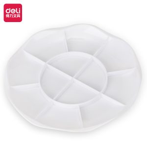 deli 68305 Palette, 12 grids, φ135mm, White