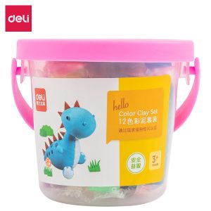 deli 7022 Dough, 12 colors, Pink