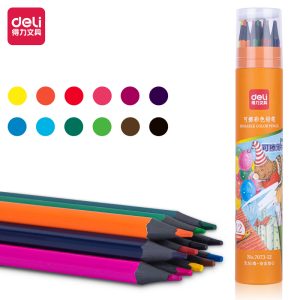 deli 7073-12 Colored Pencil, 12 colors