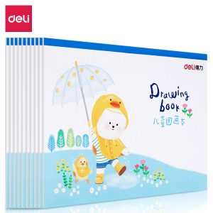 deli 73381 Painting Book, 260*182mm, 20 sheets, Blue