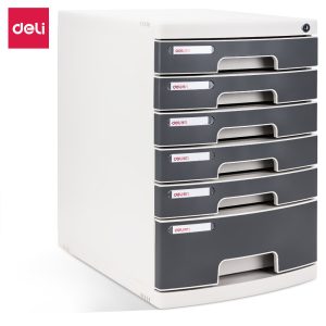 deli 8876 File Cabinet, 395x302x432mm, Light Grey