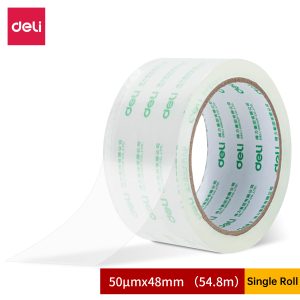 deli 30247 Packing Tape, 48mm*60y*50um, Transparent