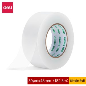 deli 30249 Packing Tape, 48mm*200y*50um, Transparent