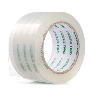 deli 30325 Packing Tape, 60mm*100y*50um(6rolls/tube), Transparent