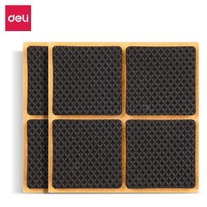 deli 30482 protection pad, 4cm*4cm*4mm, Black