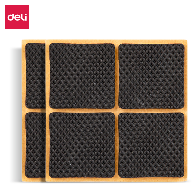 deli 30482 protection pad, 4cm*4cm*4mm, Black