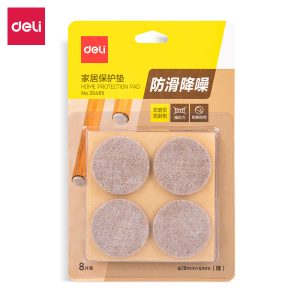 deli 30485 protection pad, φ3.8cm*4mm, Light Brown