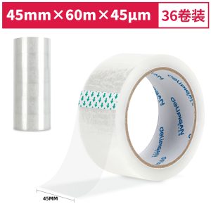 deli 30965 Packing Tape, 45mm*60m*45μm, Transparent