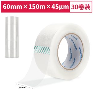 deli 30970 Packing Tape, 60mm*150m*45μm, Transparent