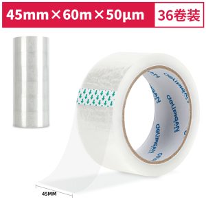 deli 30985 Packing Tape, 45mm*60m*50μm, Transparent