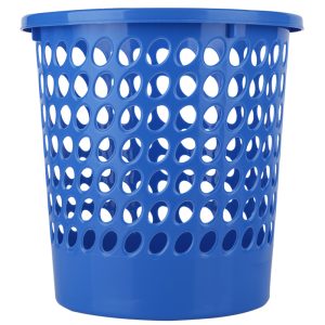 deli 9556 Waste Bin, Φ230×250mm, Blue
