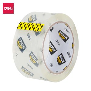 deli E37662 Packing Tape, 48mm×66m×48um, Transparent