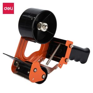 deli E800 Packing Tape Dispenser, 251×67×160mm, Black