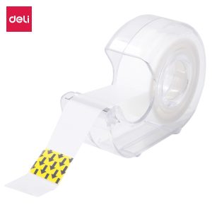 deli EA30011 Invisible Tape, 18mm×50um×7.62m(1roll/blister), White