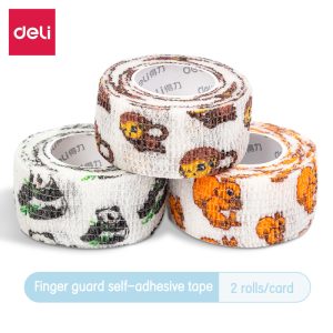 deli JF672 Finger Tape, 25mm*4m*1mm, Assorted Colors