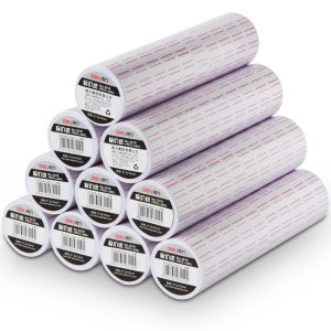 deli 3210 Price Label, 10rolls/tube, White
