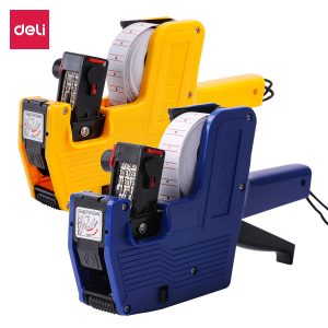 deli E7501 Price Label Gun, 8 digits, Assorted Colors