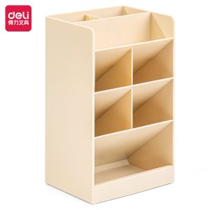 deli 8939 Pen Holder, 120*91*205mm, White