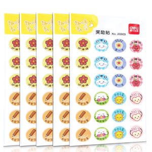 deli 25909 Sticker, 24pcs/page, Assorted Colors
