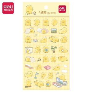 deli 25935 Sticker, 180*95mm, Assorted Colors