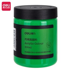 deli 73875 Acrylic paint, 300ml, Grass Green