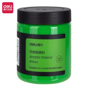 deli 73875 Acrylic paint, 300ml, Light Green