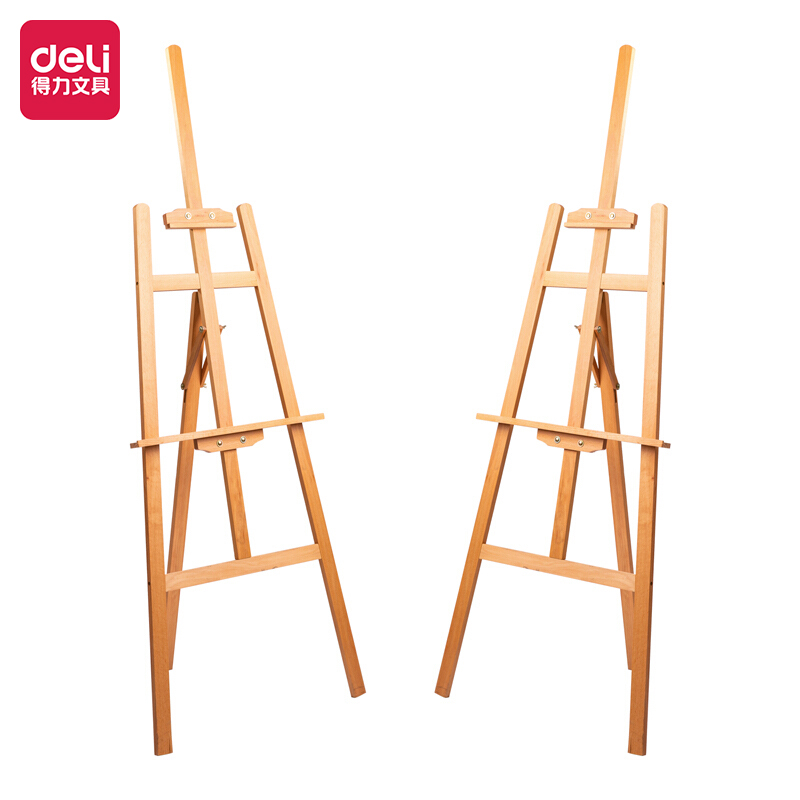 deli 73879 Easel, Beech wood material, height 150cm, Assorted Colors