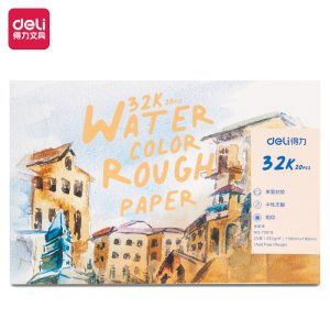 deli 73918 Water color paint paper, 32k, White